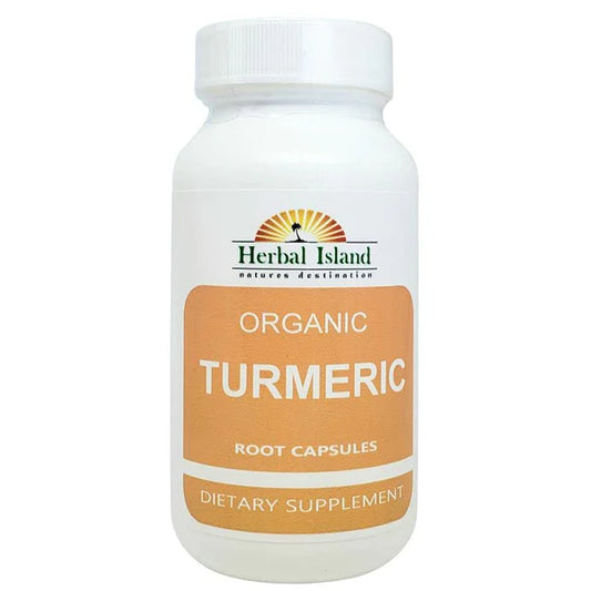 Organic Turmeric Root Powder & Peppercorn Capsules